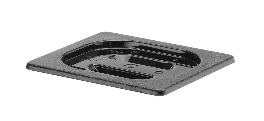 Gastronorm-Deckel, HENDI, GN 1/6, Schwarz, 176x162mm