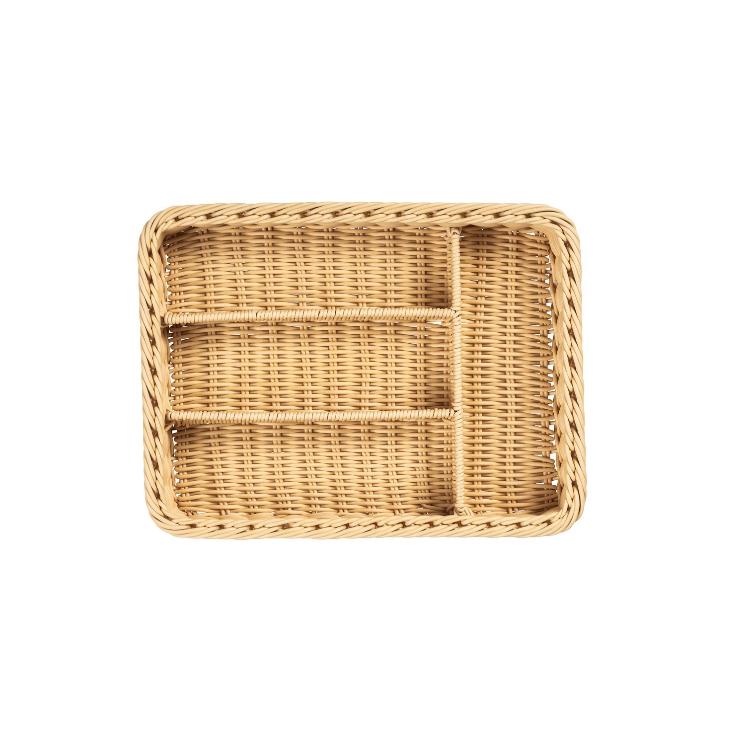 Besteckkorb 40 x 30 x 6,5 cm, hellbeige