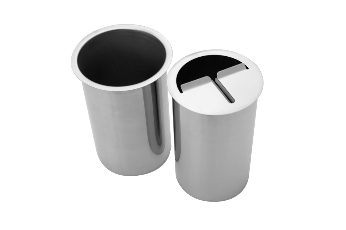 Messer-Abstreifbehälter Einbaumodell Messer-Abstreifbehälter Einbaumodell