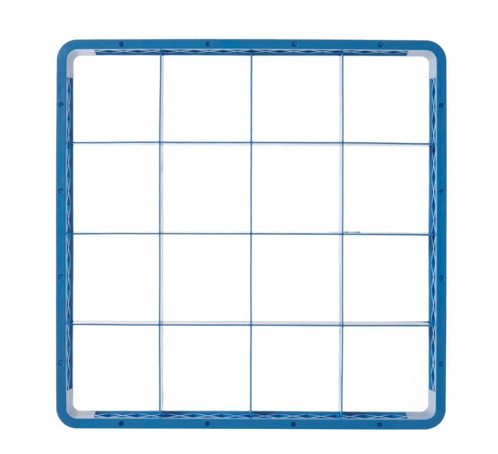Aufsatz für Geschirrspülkorb, 16 Fächer 112x112 mm, 500x500x(H)45mm