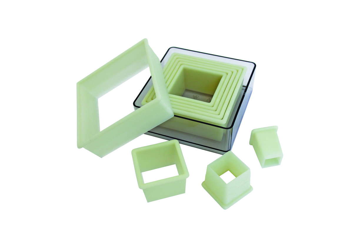 Ausstechersatz Quadrat, glatt