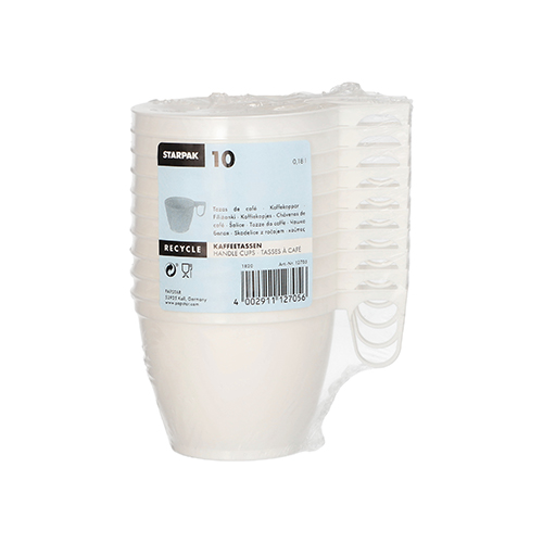 9000 Kaffeetassen, PS 0,18 l Ø 7,8 cm · 6 cm weiss
