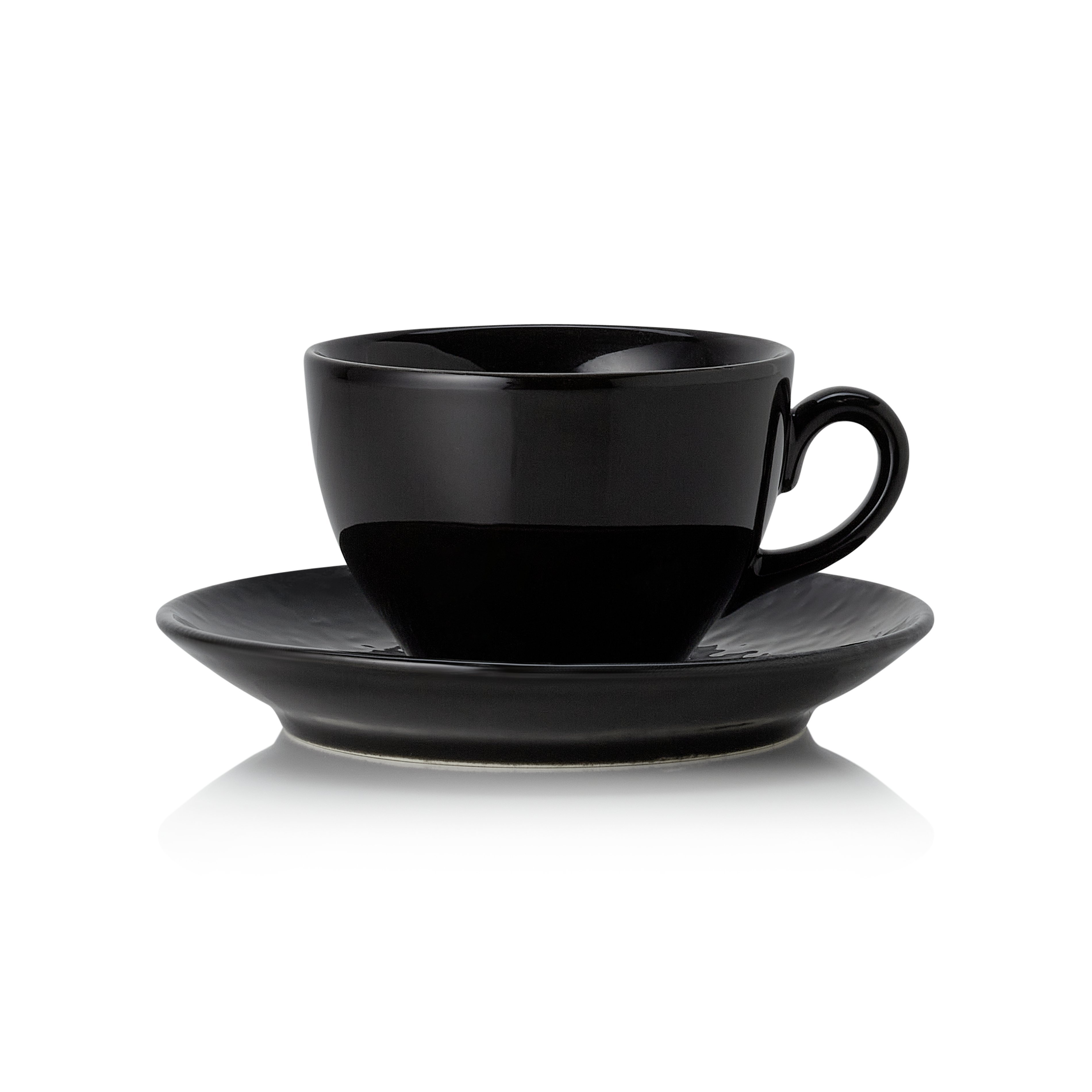 Ober- und Untertasse 0,2 L, (H) 8,5 cm