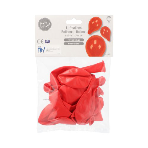 120 Luftballons Ø 25 cm rot 33600 Luftballons Ø 25 cm rot