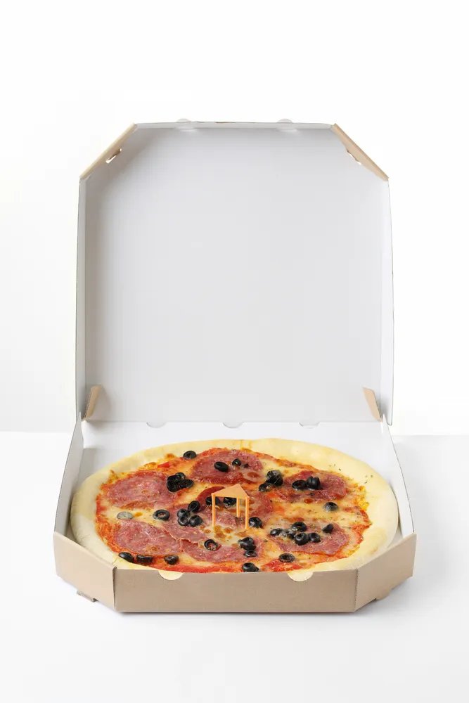 Abstandhalter für Pizzen - 500 Stk., Orange, 500 Stk Abstandhalter für Pizzen - 500 Stk., Orange, 500 Stk