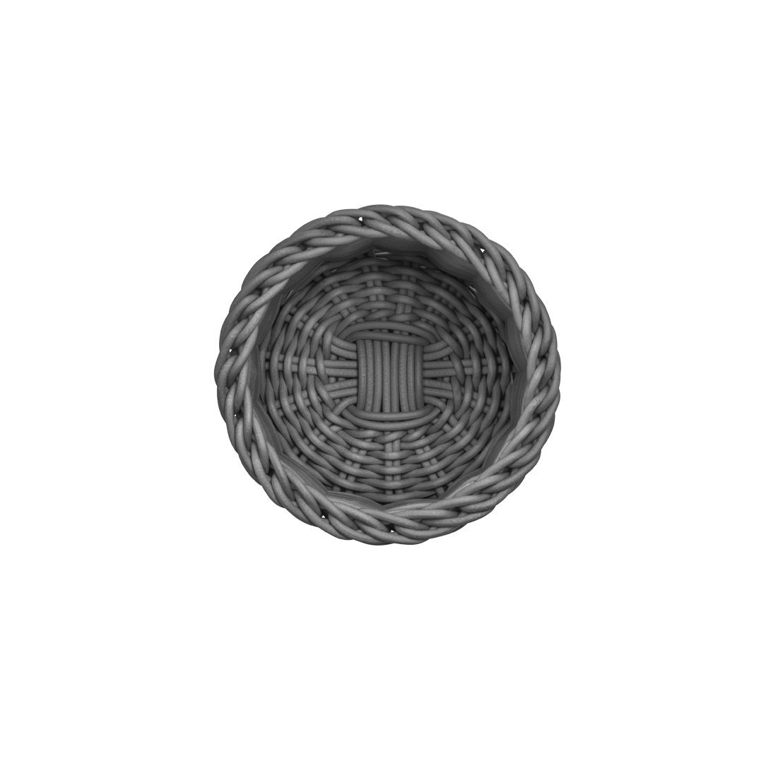 Besteckkorb Ø 12 cm, (H) 15 cm, grau