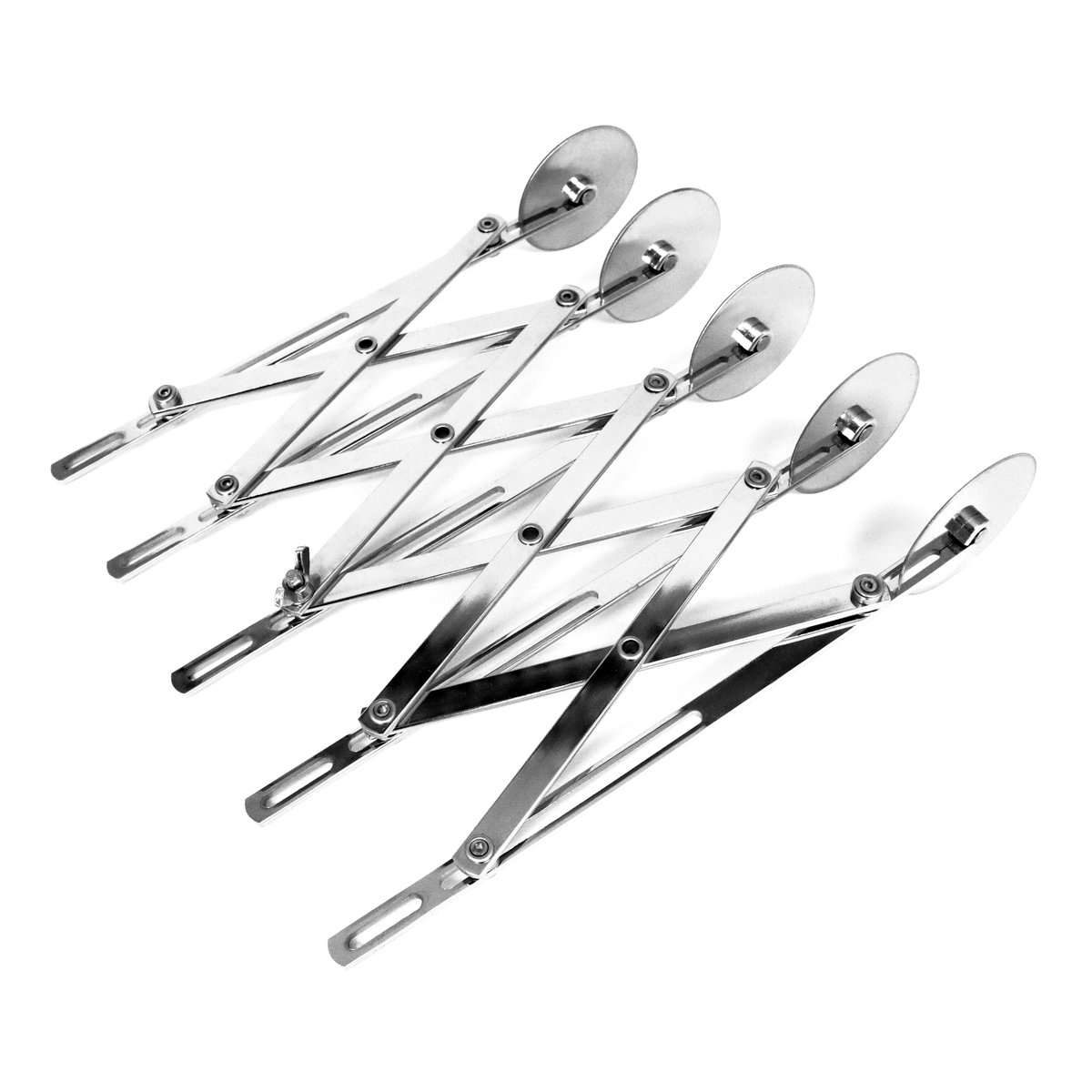 Teigschneider, einfach 5 Rädchen rund