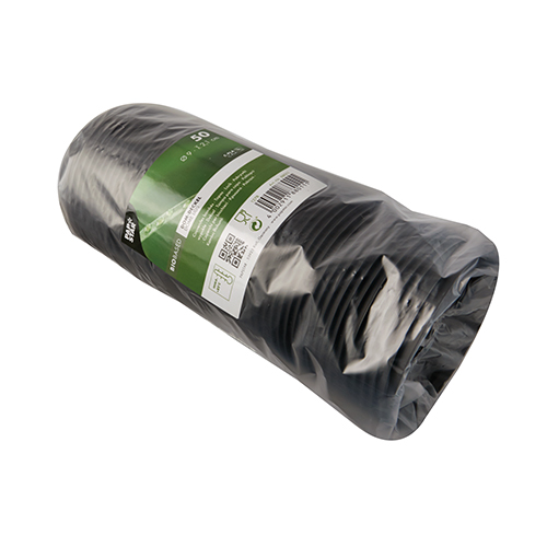 36000 Dom-Deckel, C-PLA rund Ø 9 cm · 2,1 cm schwarz