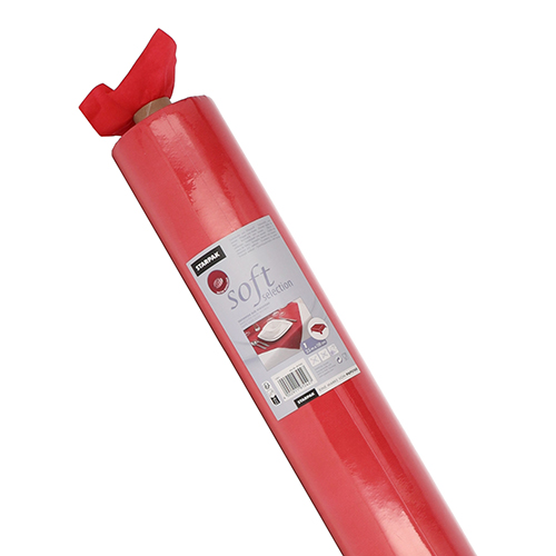 80 Tischdecke, stoffähnlich, Vlies "soft selection" 25 m x 1,18 m rot