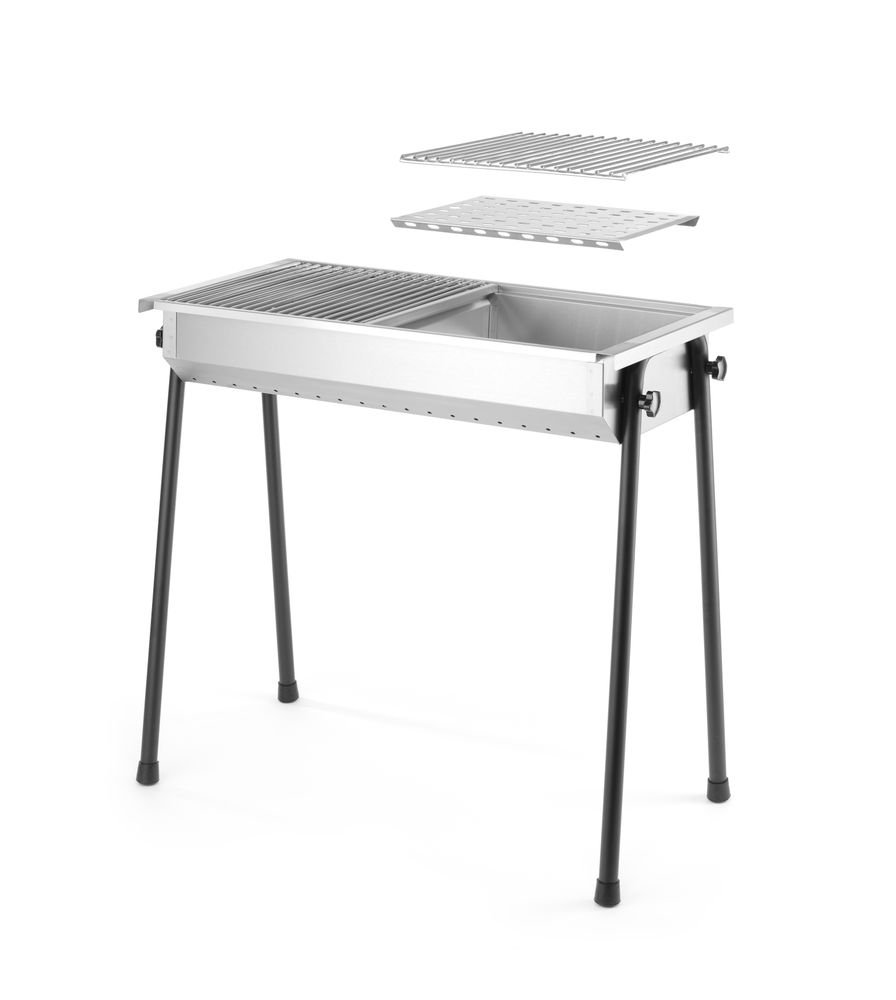 Holzkohlegrill Patio, HENDI, 770x380x(H)760mm