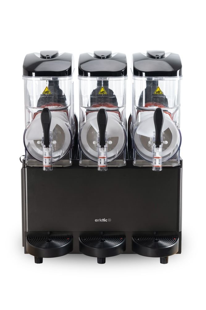 Slush-Eis-Maschine 3x12 L, Arktic, 36L, Schwarz, 220-240V/1080W, 610x490x(H)775mm Slush-Eis-Maschine 3x12 L, Arktic, 36L, Schwarz, 220-240V/1080W, 610x490x(H)775mm
