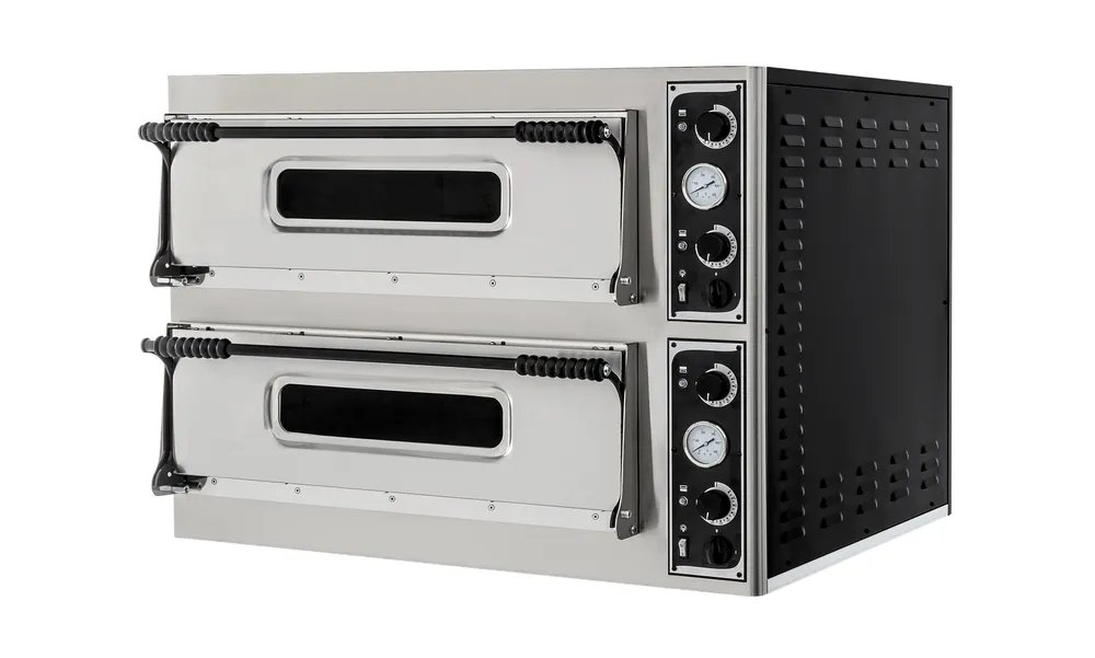 Pizzaofen BASIC XXL 66, 2 Kammern, 400V/18000W, 1365x955x(H)745mm Pizzaofen BASIC XXL 66, 2 Kammern, 400V/18000W, 1365x955x(H)745mm