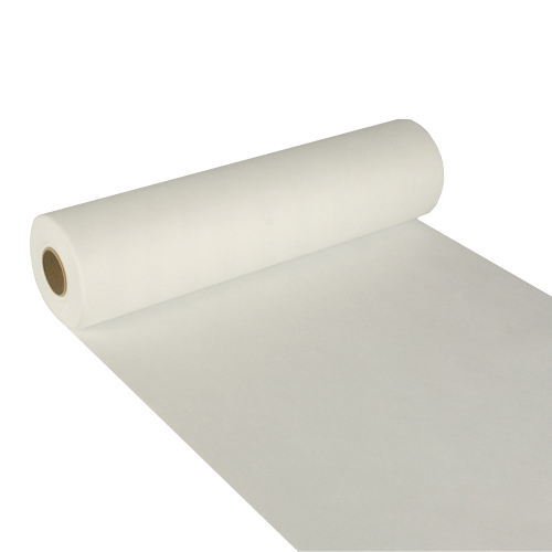 112 Tischläufer, stoffähnlich, Vlies "soft selection" 24 m x 40 cm weiss