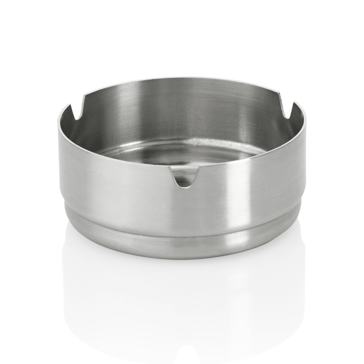 Aschenbecher Ø 12 cm Chromnickelstahl