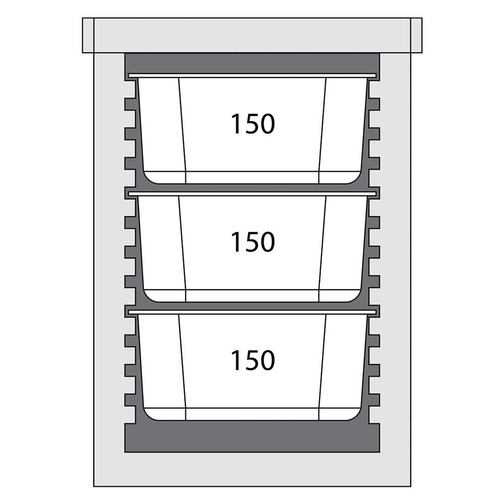 EPP Thermobox Frontlader, Nutzinhalt 93 Liter, schwarz