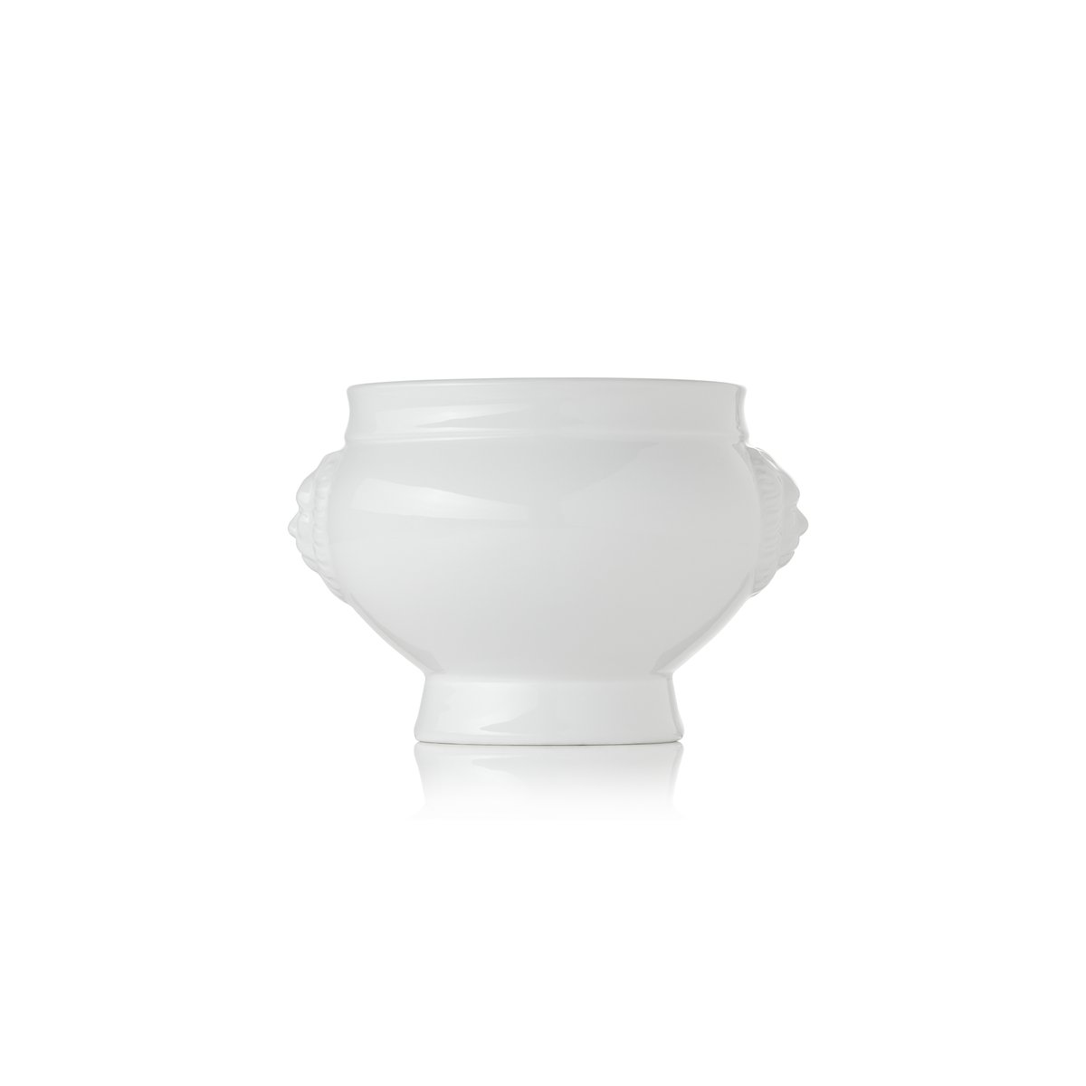 Löwenkopfterrine, Ø 13,5 cm, 1,00 ltr., Porzellan