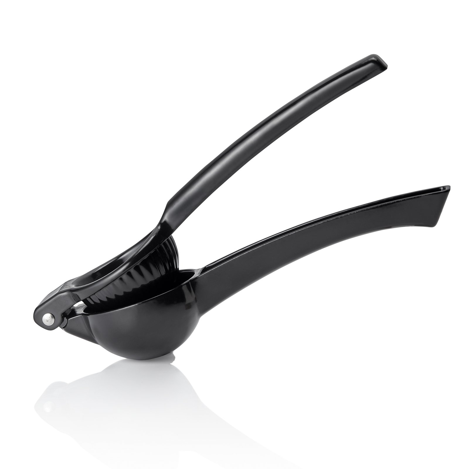 Zitruspresse, Ø 6 cm, 22 x 7,5 cm, schwarz, Aluguss Zitruspresse, Ø 6 cm, 22 x 7,5 cm, schwarz, Aluguss