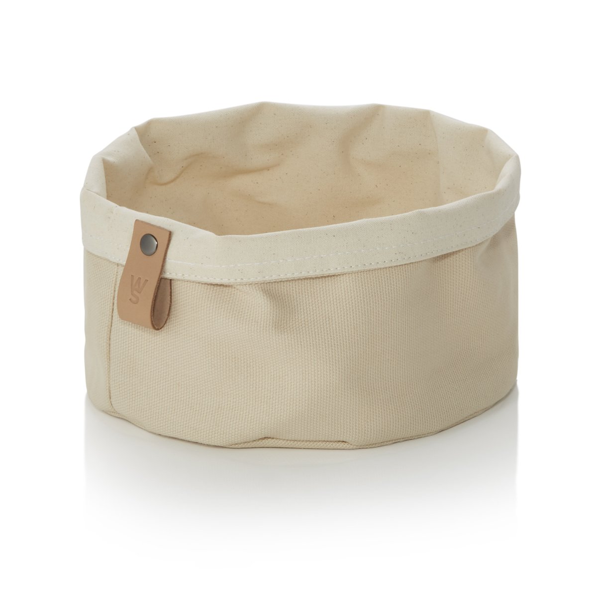 Brottasche FLIP COTTON, Ø 20 cm, Höhe 12 cm, cream, Canvas Brottasche FLIP COTTON, Ø 20 cm, Höhe 12 cm, cream, Canvas