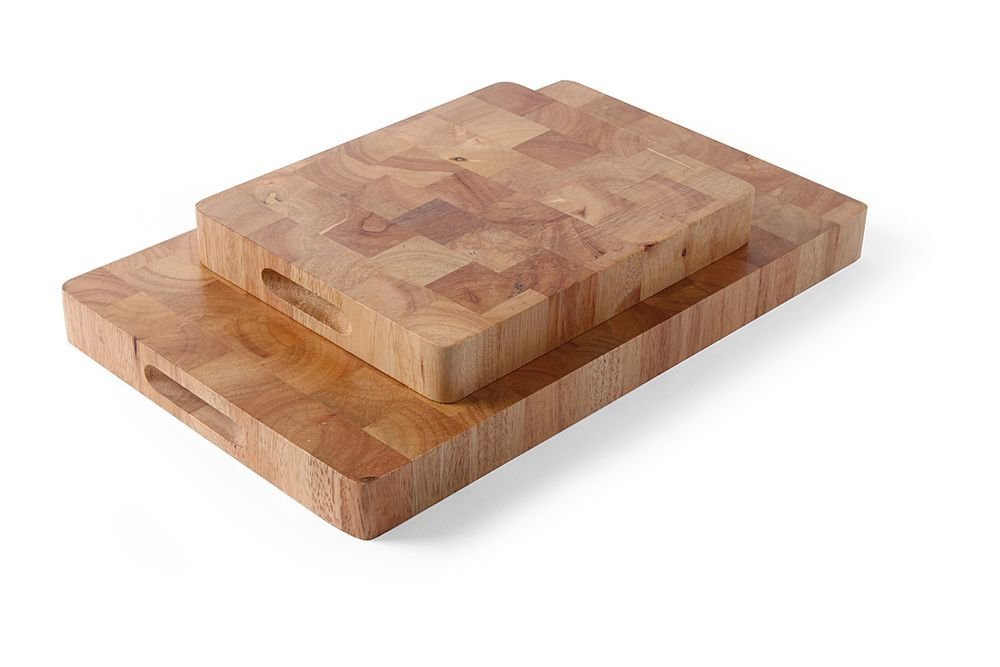 Holzschneidbrett, HENDI, GN 1/1, Holz, 530x325x(H)45mm