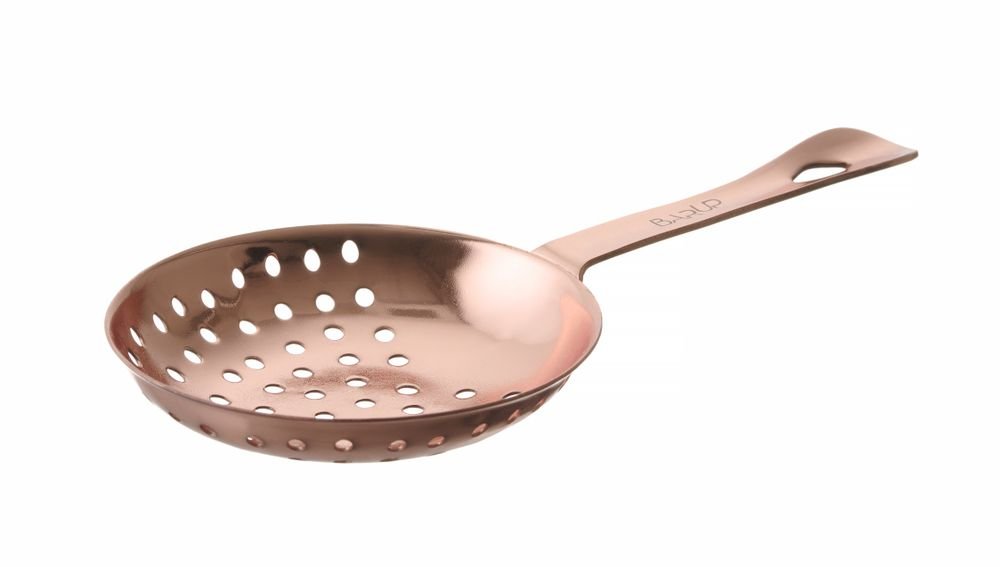 Julep-Barsieb, BarUp, Kupfer, 160x75mm