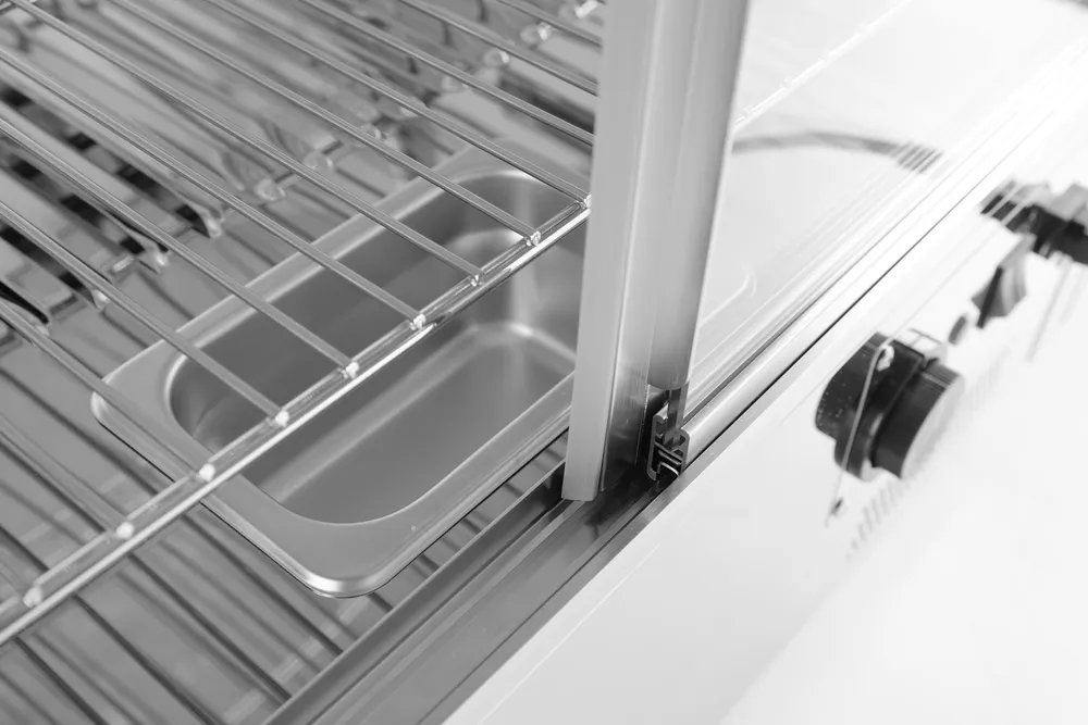 Beheiztes Thekendisplay, 120 Liter, 230V/1100W, 685x575x(H)680mm