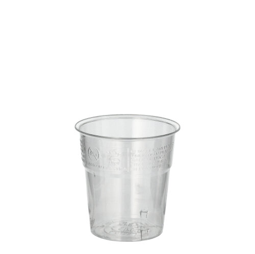 1000 Trinkbecher, PS 0,1 l Ø 6 cm · 6,7 cm glasklar 52000 Trinkbecher, PS 0,1 l Ø 6 cm · 6,7 cm glasklar