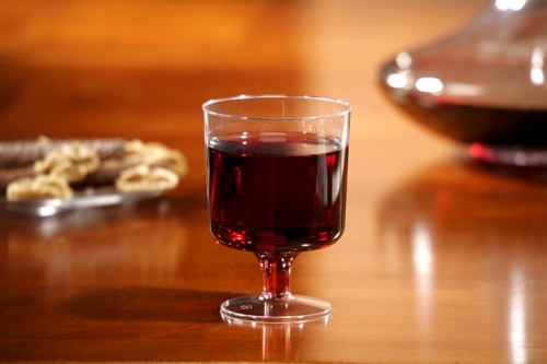 3200 Stiel-Gläser für Rotwein, PS 0,2 l Ø 7,2 cm · 10 cm glasklar einteilig