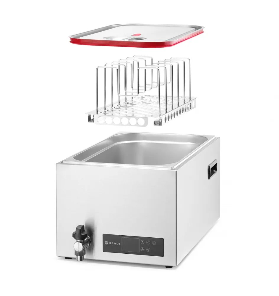 Sous-Vide-Gerät GN 1/1, 20L, 230V/600W, 350x680x(H)275mm