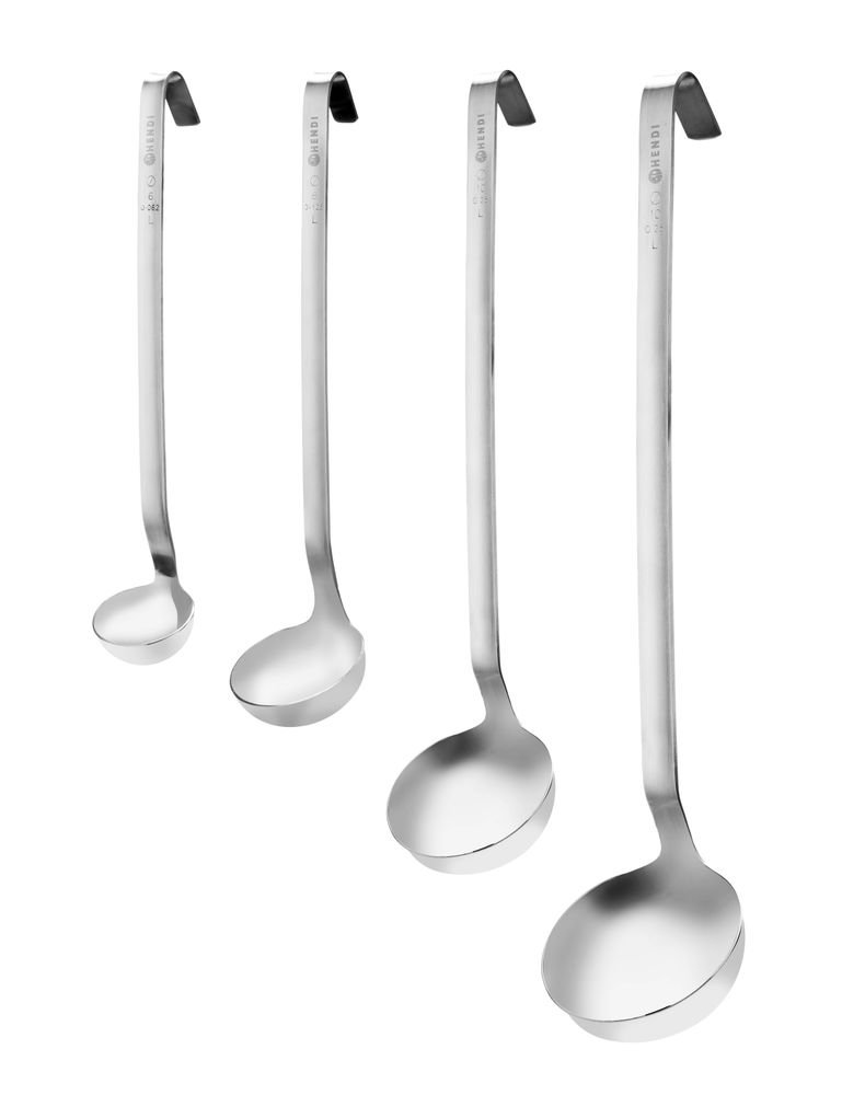 Schöpfkelle, tropfenfrei, HENDI, Profi Line, 1L, ⌀165x630mm