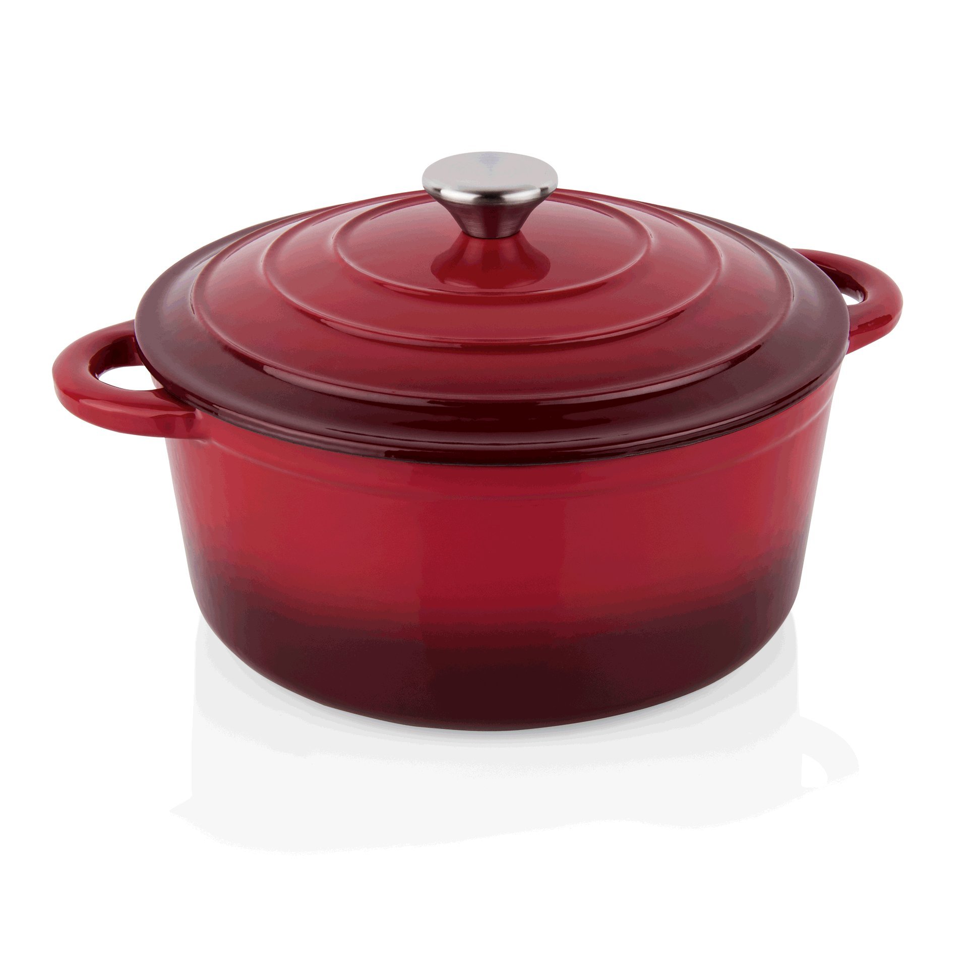 Topf 2,6 L, Ø 22 cm, rot Topf 5 L, Ø 26 cm, rot