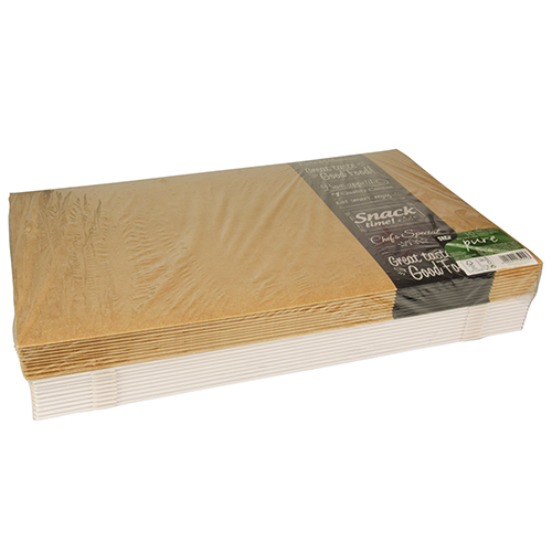 640 Transport- und Catering-Kartons "pure" eckig 8 cm x 37,5 cm x 55,5 cm "Good Food" groß
