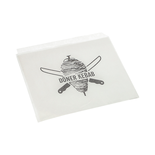144000 Döner-Kebab-Tüten 16 cm x 16 cm weiss