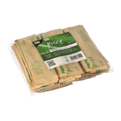 47500 Eislöffel, Holz "pure" 9,4 cm einzeln verpackt in Papierbeutel