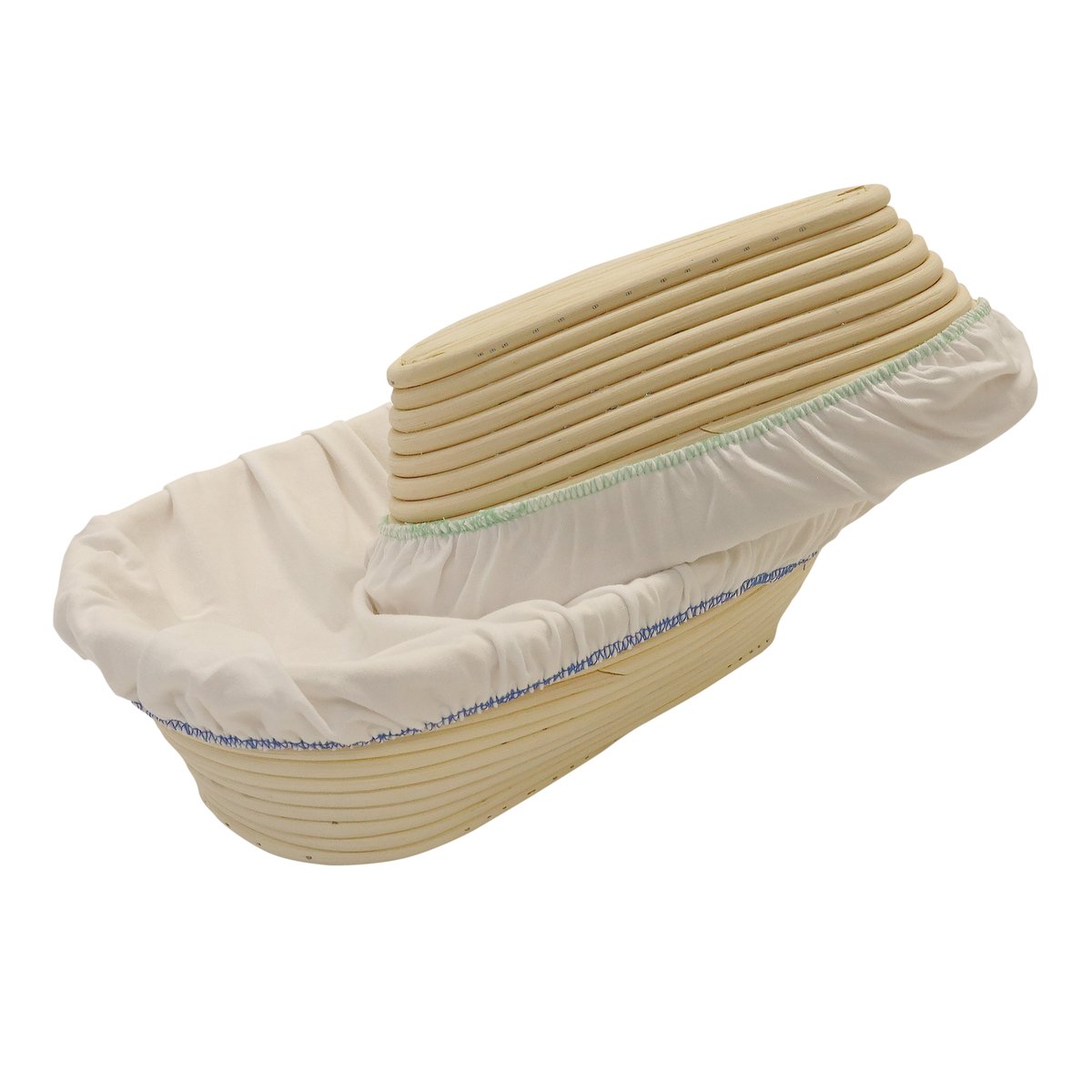 Gärtücher für rechteckige Gärkörbe 14x42 cm