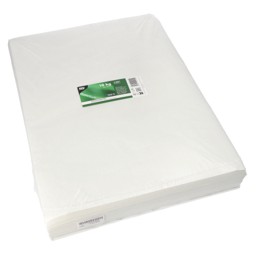 480 kg Einschlagpapiere, Cellulose 50 cm x 37,5 cm weiss 1/4 Bogen