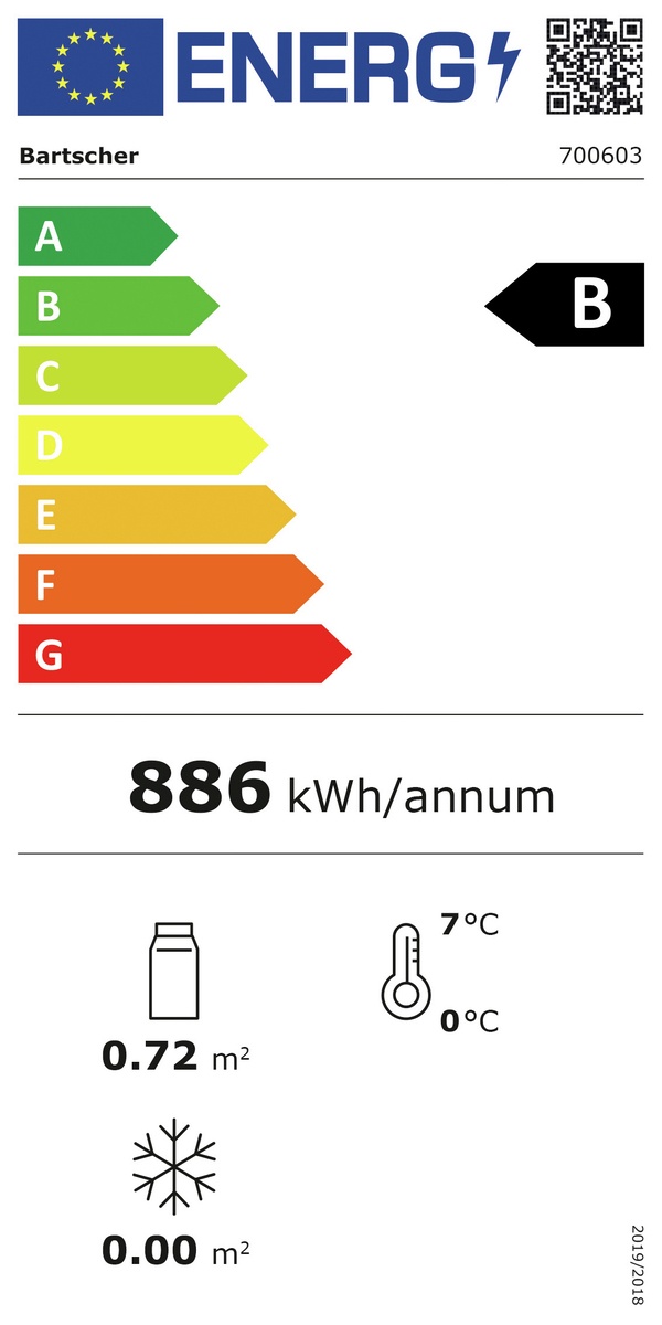 Glastürenkühlschrank 700 GN210 Glastürenkühlschrank 700 GN210