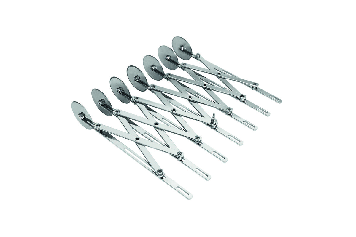 Teigschneider, einfach 7 Rädchen rund