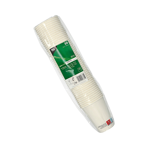 1000 Trinkbecher, Pappe 0,2 l Ø 8 cm · 9,2 cm weiss 18000 Trinkbecher, Pappe 0,2 l Ø 8 cm · 9,2 cm weiss