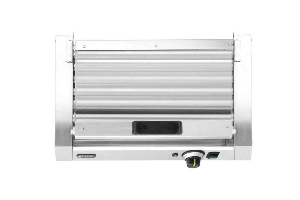 Rollengrill, 1-Zone mit Energiesparabdeckung, 9 Rollen, 230V/790W, 566x450x(H)259mm Rollengrill, 1-Zone mit Energiesparabdeckung, 7 Rollen, 230V/620W, 566x375x(H)259mm