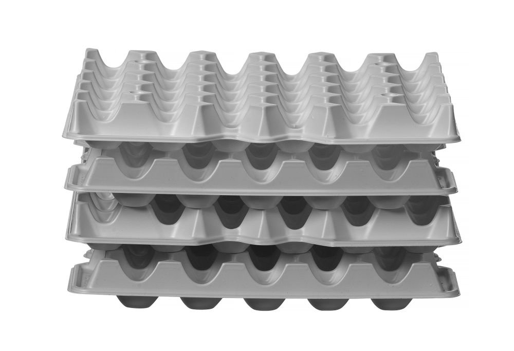 Set aus 4 Eierbehältereinsätzen für HENDI OVOBOX 120 , HENDI, 291x288x(H)41mm