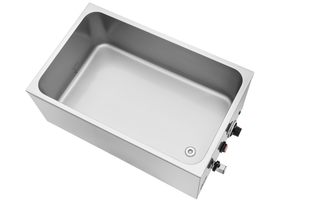 Bain Marie, 1/1 GN, 150mm, mit Hahn