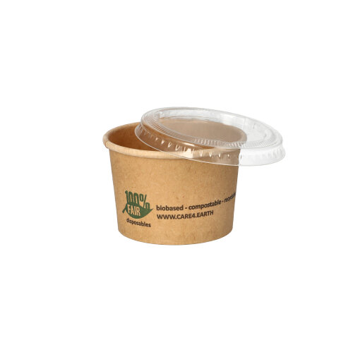 1000 Portionsbecher, Pappe 45 ml Ø 6 cm · 4,1 cm braun 20000 Portionsbecher, Pappe 45 ml Ø 6 cm · 4,1 cm braun