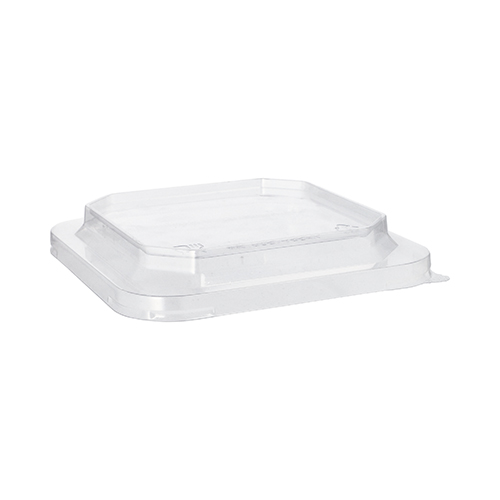 4500 Deckel für Lunchboxen PET eckig 2,5 cm x 16,2 cm x 16,2 cm transparent