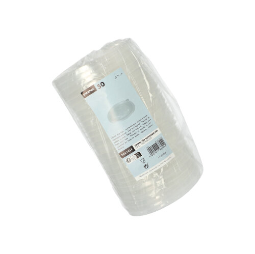 12000 Deckel für Suppenbecher, PP "To Go" rund Ø 11 cm transparent