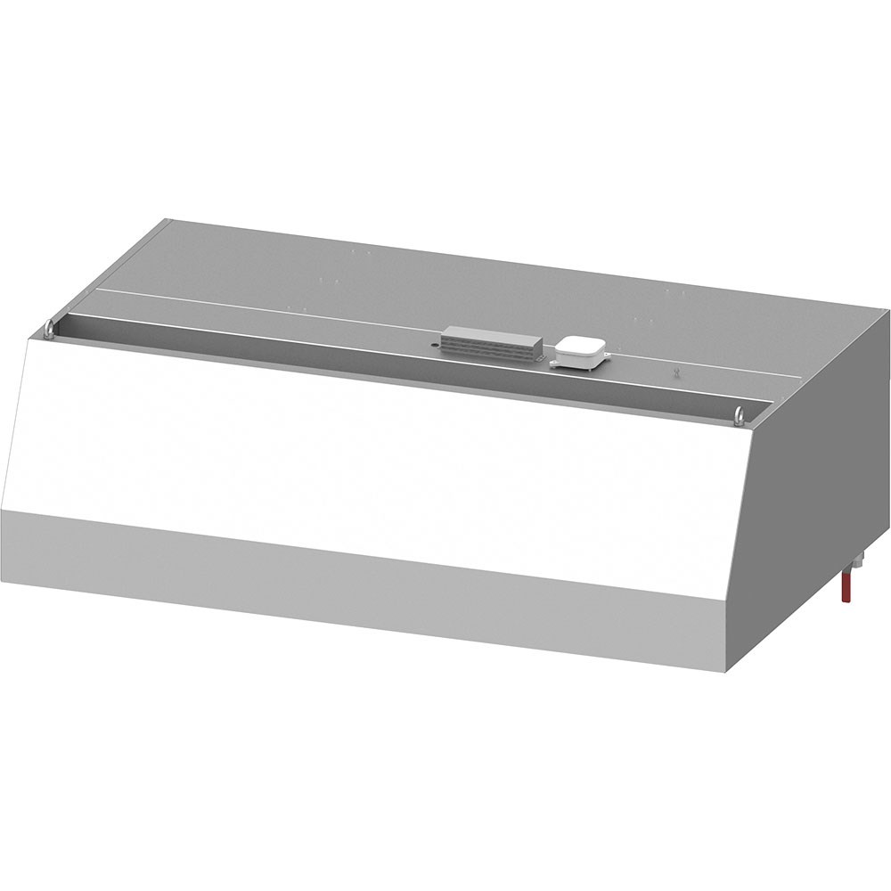 Wandhaube "Basic Line", Trapezform 1800 mm x 800 mm mit Flammschutzfilter Typ B Wandhaube "Basic Line", Trapezform 1900 mm x 900 mm mit Flammschutzfilter Typ B