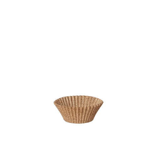 86400 Backförmchen rund Ø 3 cm · 2,2 cm natur aus Frischfaser und Kakaoschalen