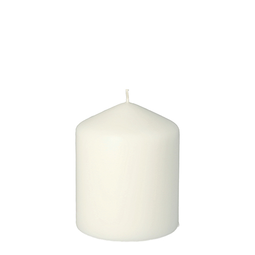 896 Stumpenkerze Ø 80 mm · 100 mm weiss