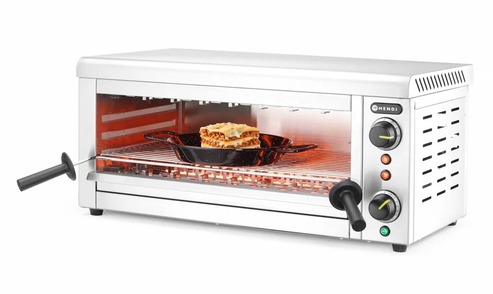 Salamander mit Quarz-Infrarotheizelement, 230V/3645W, 689x397x(H)318mm