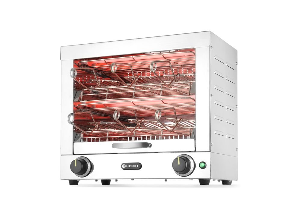 Multi-Toaster mit 6 Zangen, HENDI, 230V/3000W, 450x390x(H)400mm
