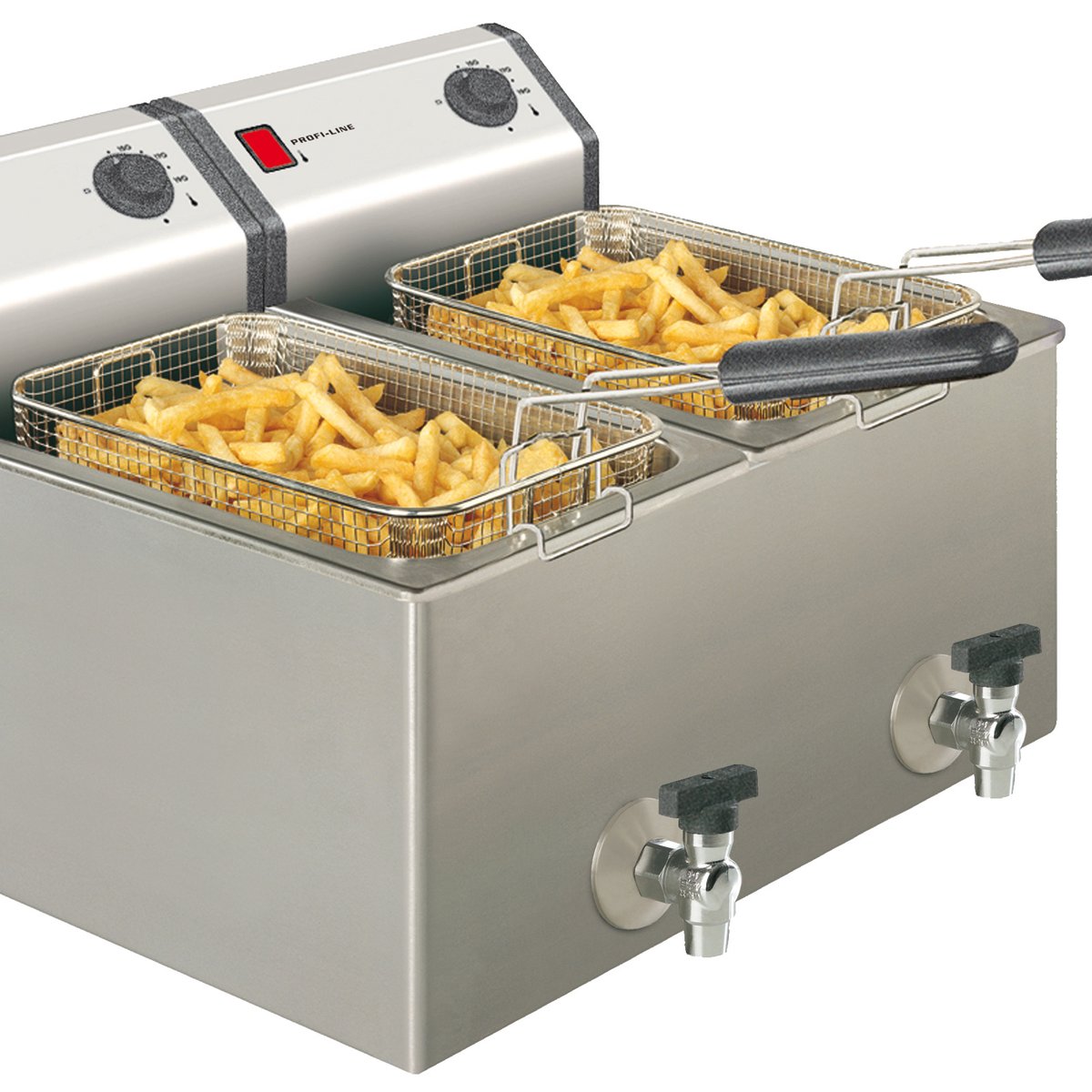 Elektro-Fritteuse 2x 8 Liter Elektro-Fritteuse 2x 8 Liter